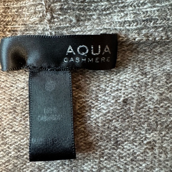 Aqua Cashmere Open Front Sweater - Picture 5 of 5